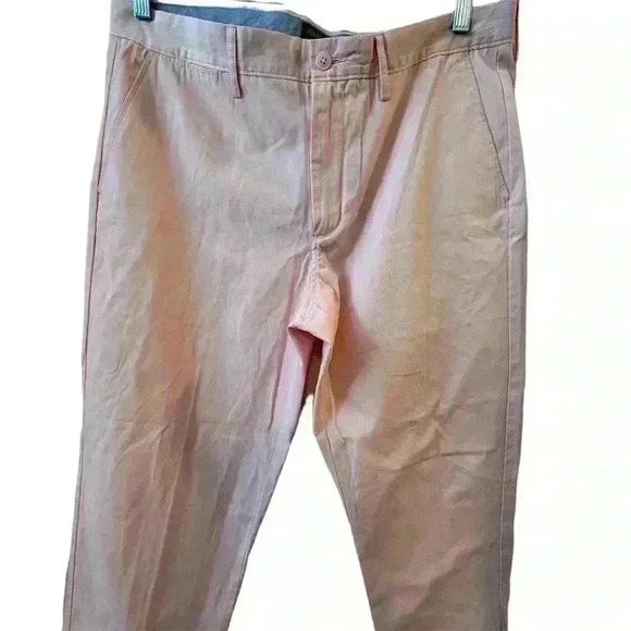 J.Crew Men's Sutton Chino Pants Size 34 Pink Summerweight Casual Straight Leg - Picture 4 of 10